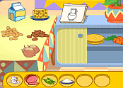 Dora Cooking in La Cucina