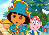Dora Pirate Boat Treasure Hunt