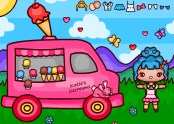Katie's Icecream Van Playset Fun