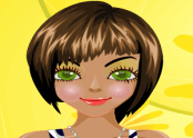 Yellow Daisy Girl Make Up